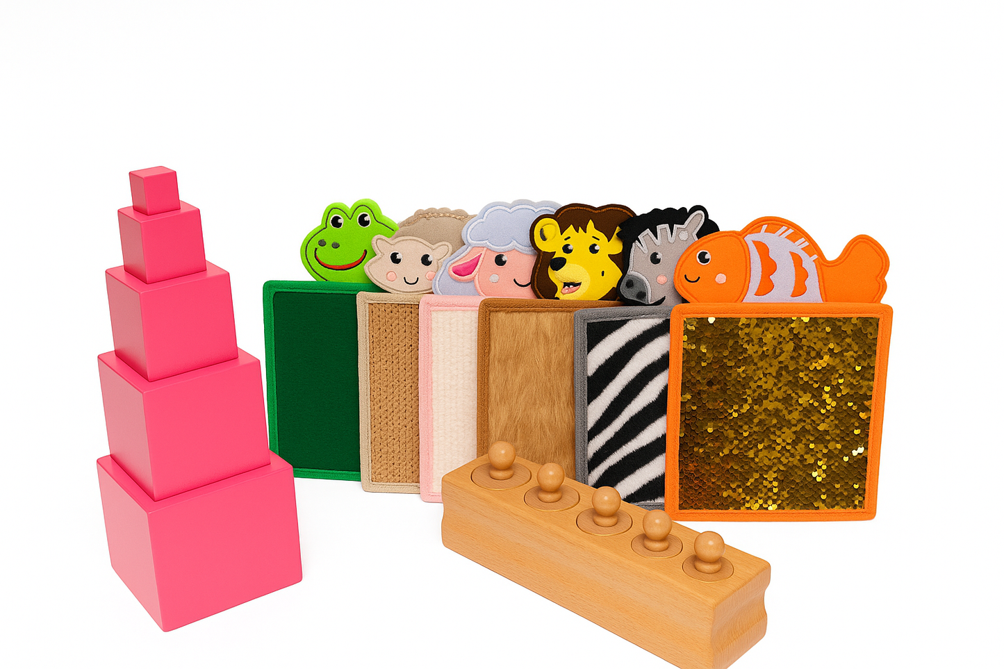 Montessori Learning Box – Sensory & Early Skills Set